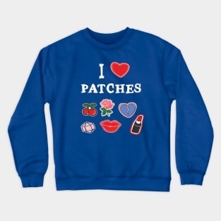 Hippie patches collection Crewneck Sweatshirt